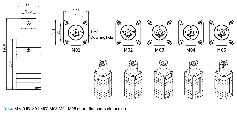 3 Way Switching Valve