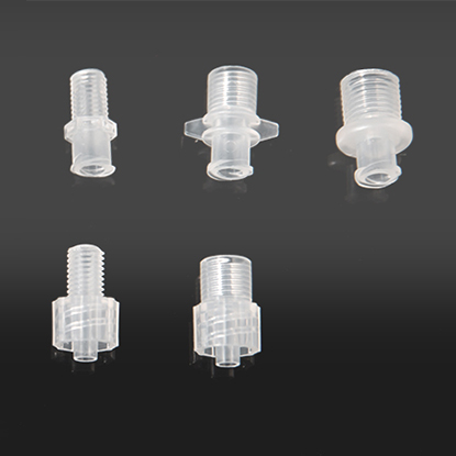 Plastic Luer Lock Female Fitting to Thread 1/4-28UNF Adapter Connector Syringe 
