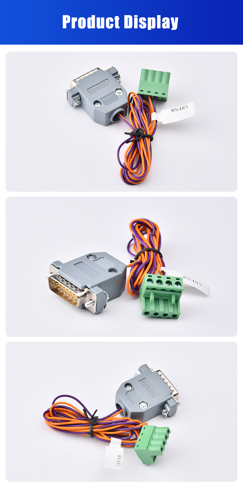 Details of DB15-RS485 Communication Cable