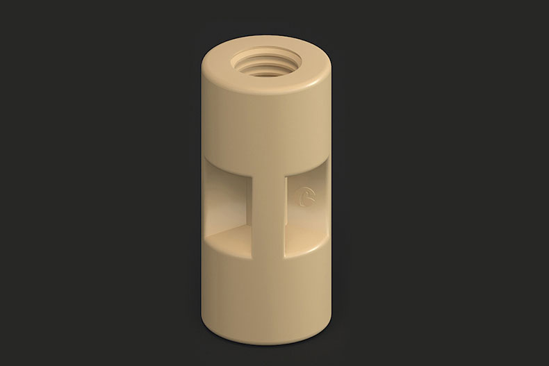 PEEK Female Thread Straight Adapter