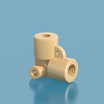 PEEK Female Thread Elbow Adapter