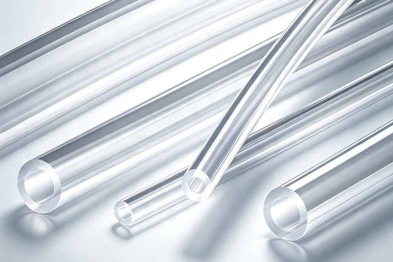 RUNZE transparent PFA tube for high-purity fluid transfer