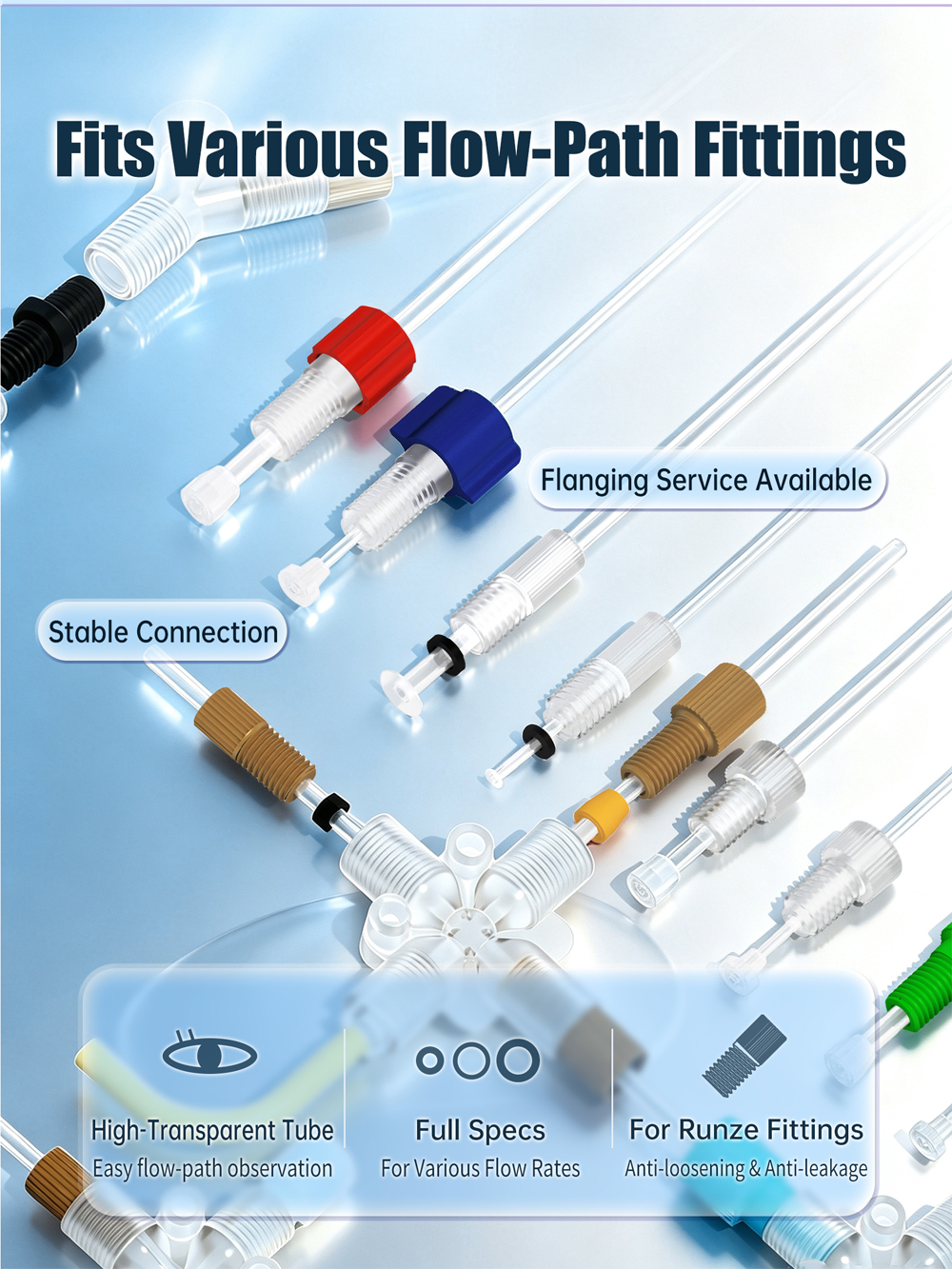 RUNZE PFA fluid transfer tubing RUNZE PFA fluid transfer tubing